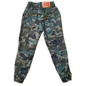 Levi's Youth Camo Pull-On Jogger Pants Boys Size 5